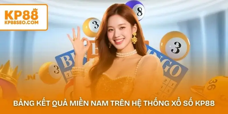 Bảng kết quả miền Nam trên hệ thống xổ số KP88