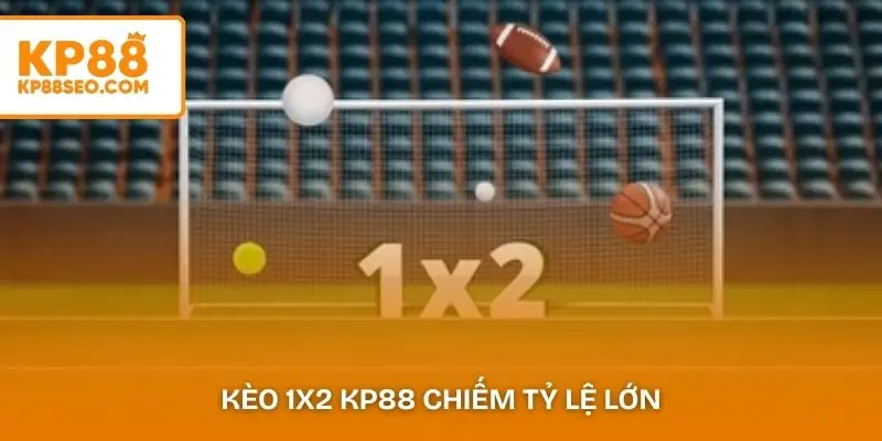 Tỷ lệ người chơi lựa chọn kèo 1x2 chiếm tổng số