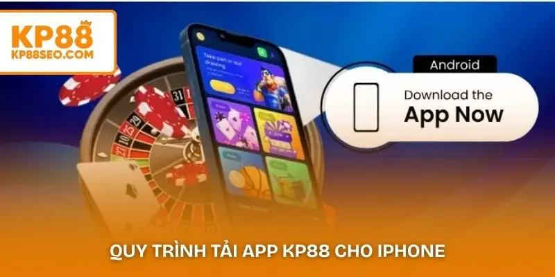 Quy trình tải app KP88 cho iPhone thông qua trình duyệt Safari 